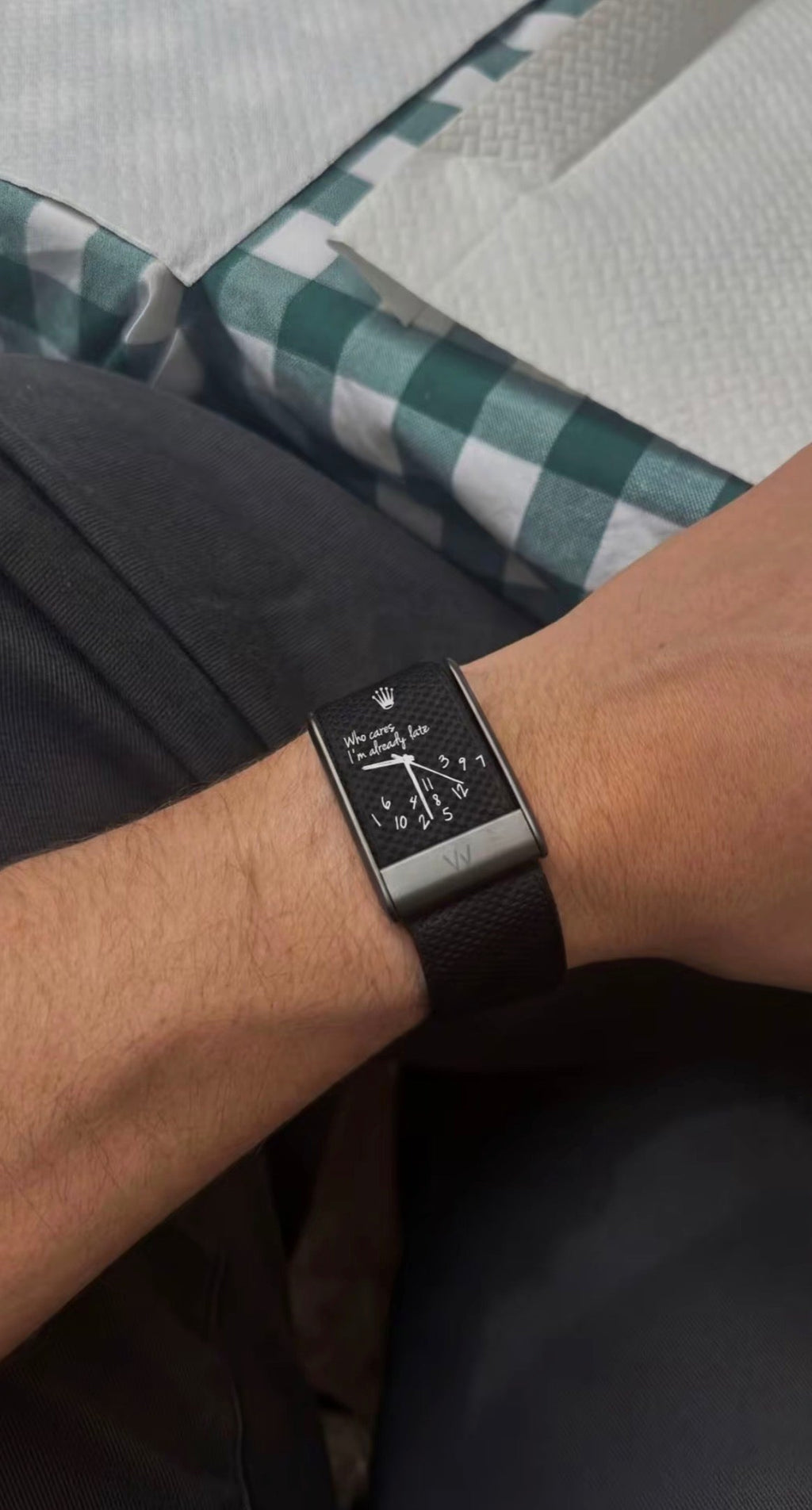 Bracelet Straphaus | Being Late Black