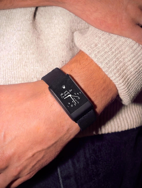 Bracelet Straphaus | Being Late Black